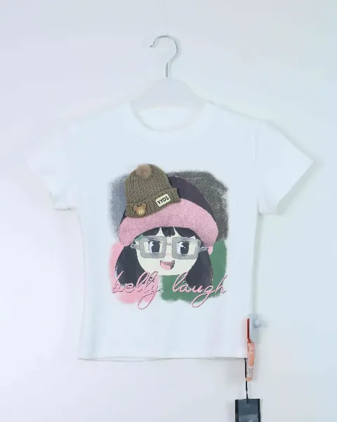 Áo phông croptop nữ Teen 552-12 xanh H27.2026.2